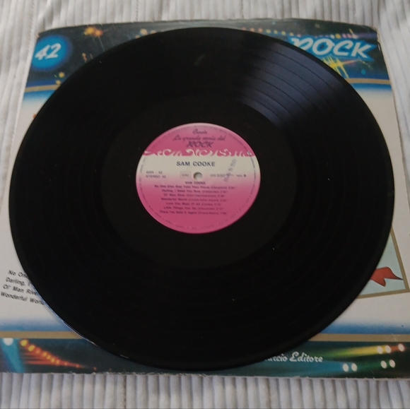 LP 12" LA GRANDE STORIA DEL ROCK IRON BUTTERFLY CRESTS SAM COOKE - Picture 4 of 4